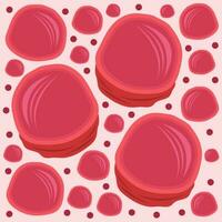 Erdbeere Schaufeln Sorbet Vektor Illustration zum Grafik Design und dekorativ Element