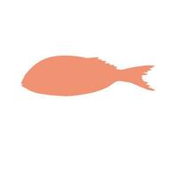 süß Silhouette Fisch Vektor Illustration Symbol. tropisch Fisch, Meer Fisch, Aquarium Fisch