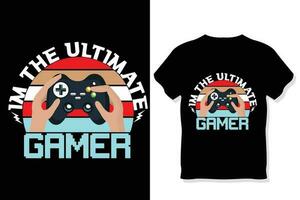 gaming t skjorta gaming citat t skjorta gamer t skjorta design vektor