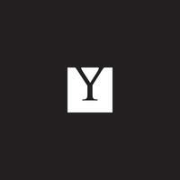 y logotyp ikon design mall element vektor