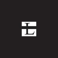 l logotyp ikon design mall element vektor