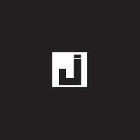 j logotyp ikon design mall element vektor