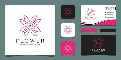 Lotus Vektor Symbol Blume Symbol im modisch eben Design mit Geschäft Karte Design Vorlage Prämie Vektor