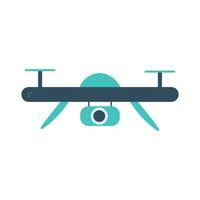 Quadcopter Drohne Fotografie Tag fliegen Element Symbol vektor