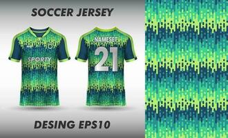 vektor fotboll jersey mall sport t skjorta design och sublimering design