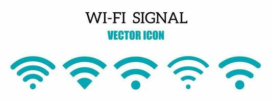 wiFi signal ikon vektor illustration. stock vektor.