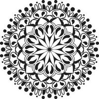 mandala färg bok, kreativ lyx av mandala illustration vektor