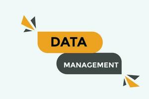 datum förvaltning knapp webb baner mallar. vektor illustration
