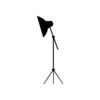 Studio Licht Symbol Vektor. Foto Studio Illustration unterzeichnen. Weihe Symbol oder Logo. vektor