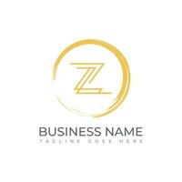 Initiale Brief z Logo Zen Spa und Massage vektor