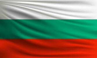 Vektor Flagge von Bulgarien