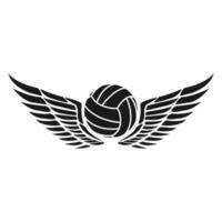 Vektor Volleyball Logo das Emblem von das Volleyball Team.