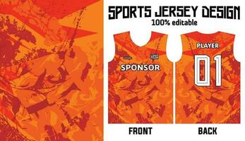 Jersey Design abstrakt Muster zum Sport Uniform vektor