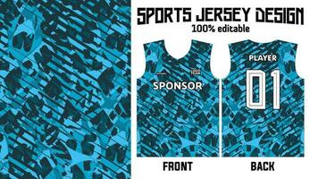 Jersey Design abstrakt Muster zum Sport Uniform vektor