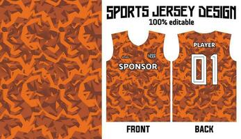 Jersey Design abstrakt Muster zum Sport Uniform vektor