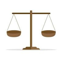 balans vikt, mätning enhet , lag vågar. rättvisa begrepp. vektor