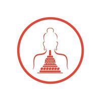 Budha Purnima Logo vektor