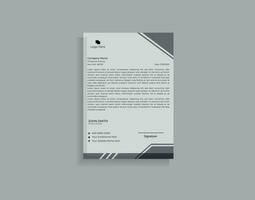 officiell minimal kreativ abstrakt professionell nyhetsbrev företags- modern företag förslag brev design mall uppsättning med gul Färg. brev huvud design vektor