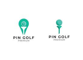 Golf Logo Design Vektor Vorlage