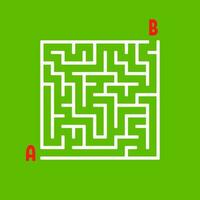 abstrakt Platz Labyrinth. Spiel zum Kinder. Puzzle zum Kinder. Labyrinth Rätsel. finden das richtig Weg. . vektor