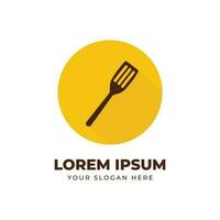eben Essen Restaurant Logo Design Vorlage vektor