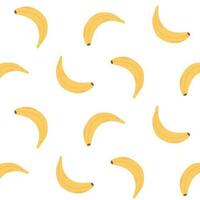 kindisch nahtlos Muster mit süß Banane. retro Muster mit Banane. Vektor Illustration. groovig Kinder drucken mit Banane