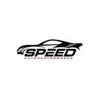 Vektor Auto Geschwindigkeit Auto Logo Design