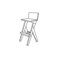 stol modern och klassisk möbel, modern möbel vektor logotyp, logotyp för din företag
