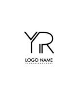 Jahr Initiale minimalistisch modern abstrakt Logo vektor