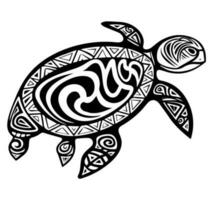 uppsättning av polynesisk element, ikon, glyf, vektor, isolera, silhuett, totem, tatuering vektor