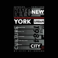Neu York Stadt städtisch Kultur Grafik, t Hemd Vektor, Illustration, zum cool beiläufig Herren Stil vektor