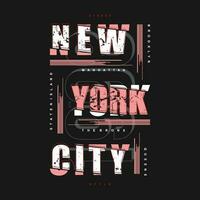 Neu York Stadt Grafik, Typografie Vektor, t Hemd Design, Illustration, gut zum beiläufig Stil vektor