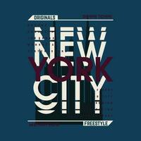 Neu York Stadt Grafik Typografie, Vektor t Hemd Design, Illustration, gut zum beiläufig aktiv