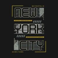 ny york stad grafisk design, typografi vektor, illustration, för skriva ut t skjorta, Häftigt modern stil vektor