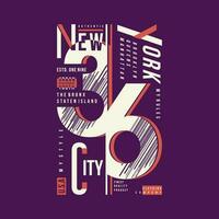 ny york stad grafisk design, typografi vektor illustration, modern stil, för skriva ut t skjorta