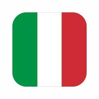 Italien flagga enkel illustration för självständighetsdagen eller valet vektor