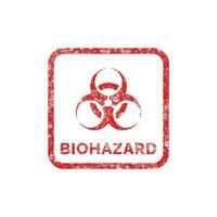 biohazard förpackning mark ikon symbol vektor