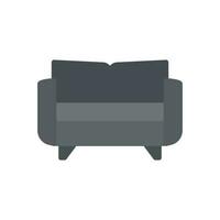 Sofa Symbol eben Stil Vektor