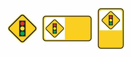 Vektor der Verkehr Zeichen Licht Zeichen