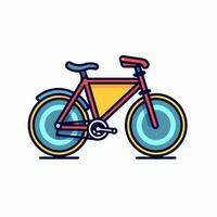 Fahrrad Symbol Design Fahrrad Illustration Fahrzeug Karikatur Vektor Grafik