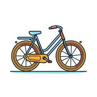 Fahrrad Symbol Design Fahrrad Illustration Fahrzeug Karikatur Vektor Grafik
