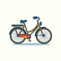 Fahrrad Symbol Design Fahrrad Illustration Fahrzeug Karikatur Vektor Grafik