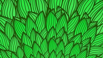 Ausgezeichnet abstrakt Grün Hintergrund mit Gekritzel Linien. Vektor Illustration