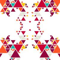 Abstrakt färgglad triangelmönster bakgrund vektor