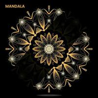 mandala design för textil- till skriva ut redo vektor