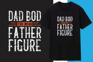Vater oder Papa Typografie t Hemd Design vektor