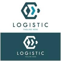 logistik logo symbol illustration vektor design verteilung symbol lieferung von waren wirtschaft finanzen