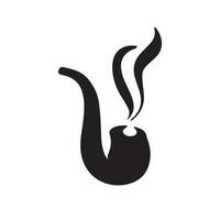 Rauchen Rohr Symbol Clip Art Logo vektor