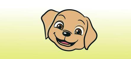 leende hund illustrationer vektor med