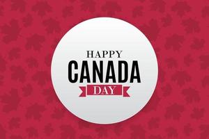 glad Kanada dag bakgrund gratulationskort vektor